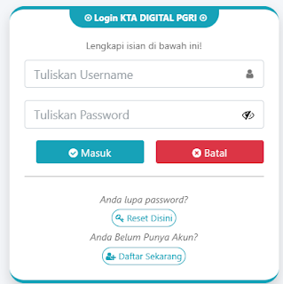 Register PGRI Muko Muko - Persatuan Guru Republik Indonesia Cabang Muko Muko
